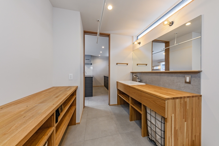 ダイアトーマス 洗面脱衣室施工事例